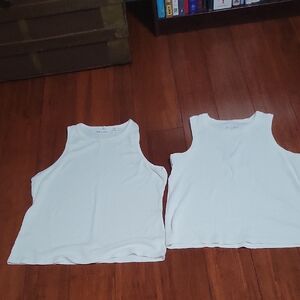 White Tank Top Bundle LARGE